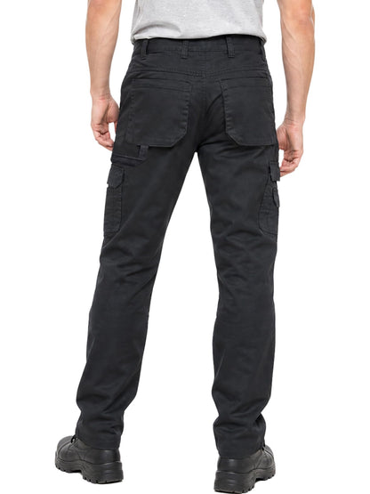 WORK IDEA Mens Work Trousers - Camouflage Trousers Mens Cargo Trousers with Inside Knee Pockets