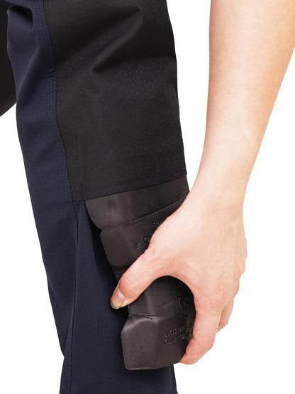 WORK IDEA Mens Work Trousers Oxford Knee Pockets Heavy Duty Canvas