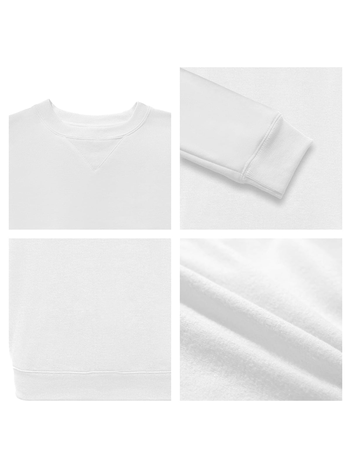 WORK IDEA Men's Crewneck Sweatshirt Work Wear Pullover Men's Basic Work Jumper