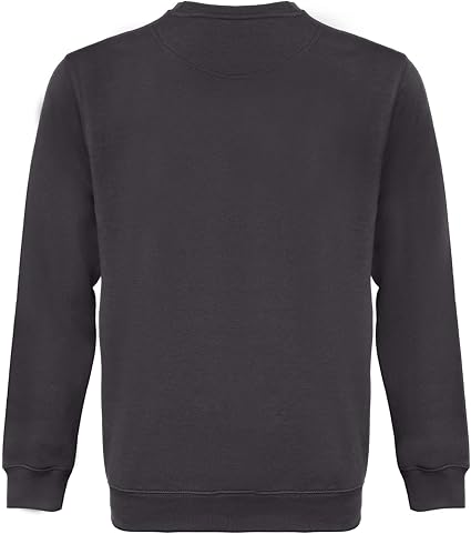 WORK IDEA Men's Crewneck Sweatshirt Work Wear Pullover Men's Basic Work Jumper