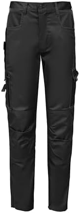 WORK IDEA Mens Work Trousers - Camouflage Trousers Mens Cargo Trousers with Inside Knee Pockets