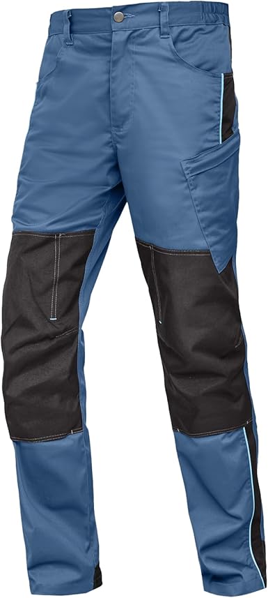 WORK IDEA Men's Stretch Work Trousers with Multiple Pockets and Tool Pockets