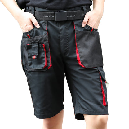 WORK IDEA Short Men's Work Shorts Multi Pocket Men's Cargo Trousers for Summer