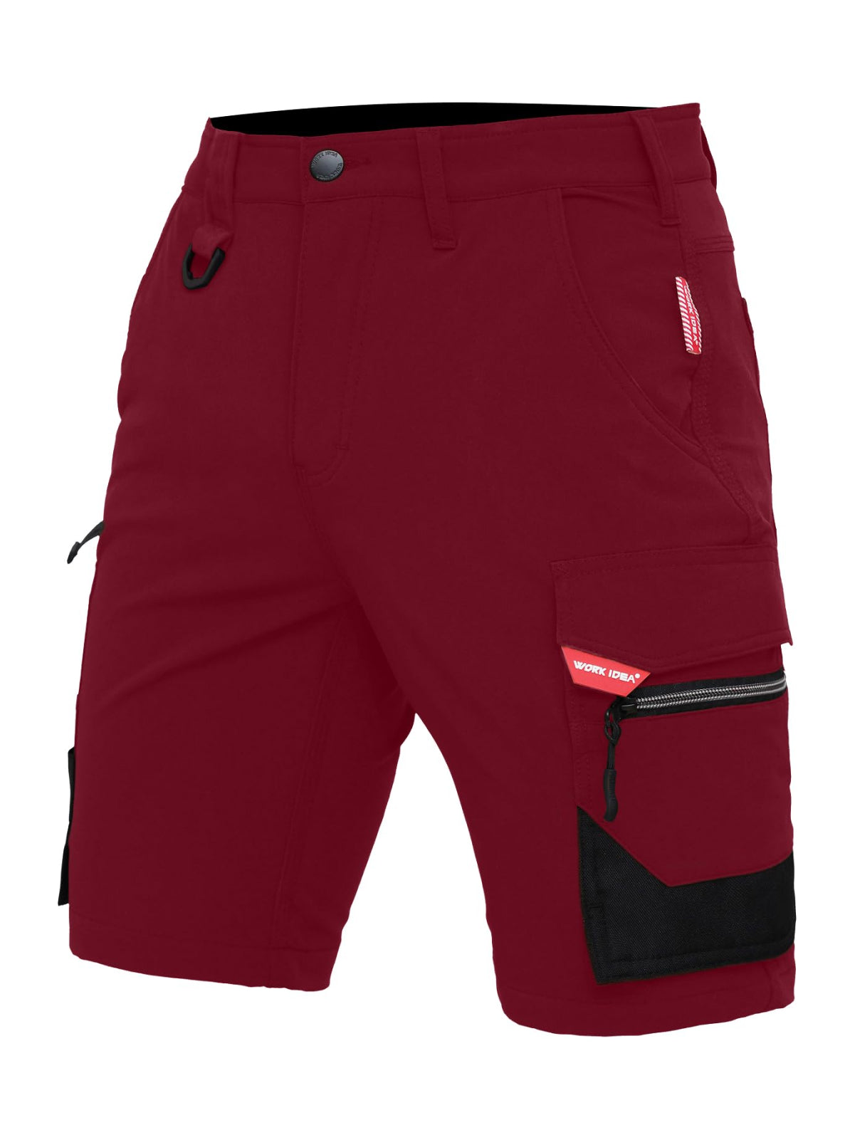 WORK IDEA Women's Slim Fit Stretch Work Shorts Durable Elegance for Highest