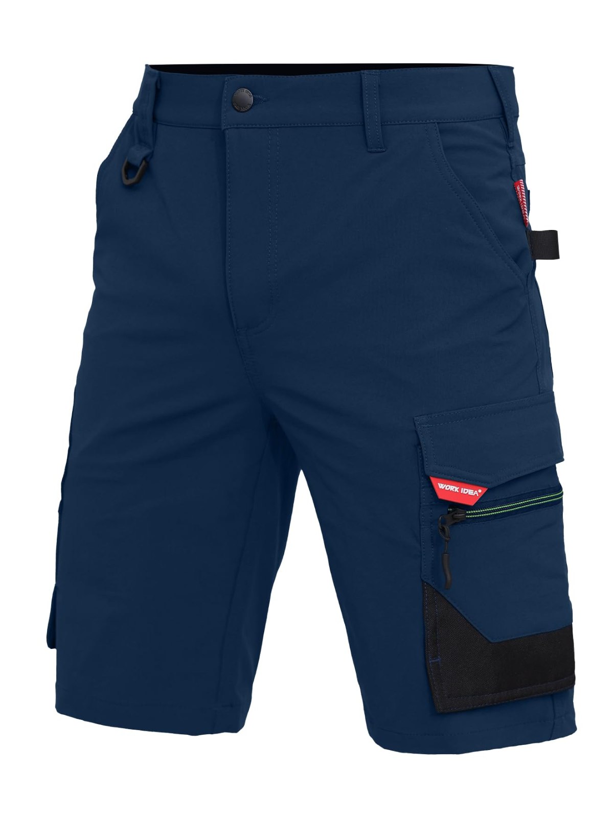 WORK IDEA Men's Slim Fit Stretch Work Shorts Durable Elegance for Highest
