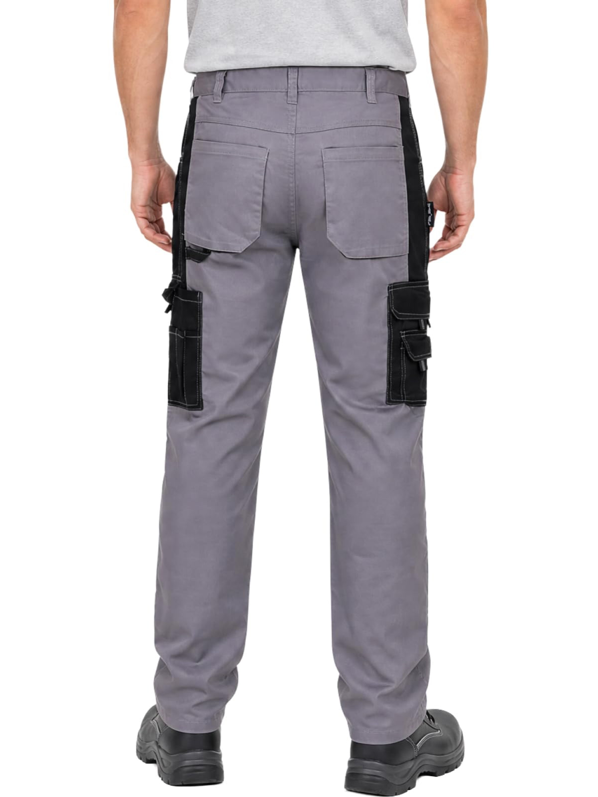 WORK IDEA Mens Work Trousers - Camouflage Trousers Mens Cargo Trousers with Inside Knee Pockets