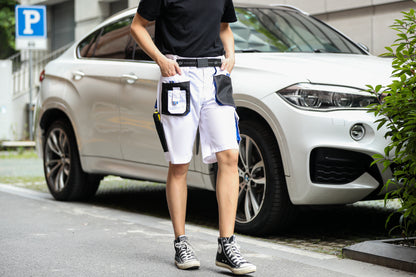 WORK IDEA Short Men's Work Shorts Multi Pocket Men's Cargo Trousers for Summer