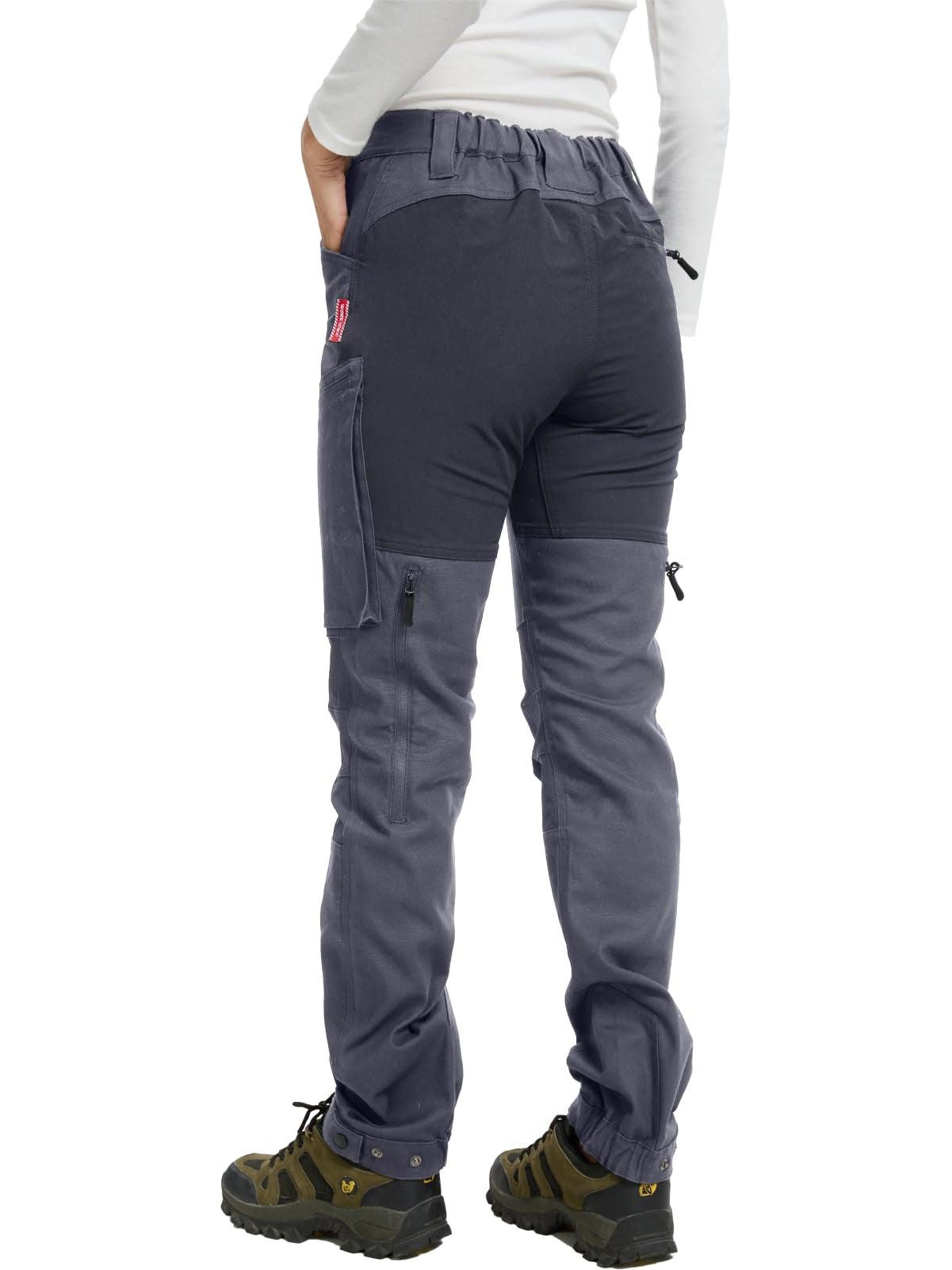 WORK IDEA Women's Hiking Trousers, Stretch Slim Fit, Water Resistant, Outdoor Hiking Trousers