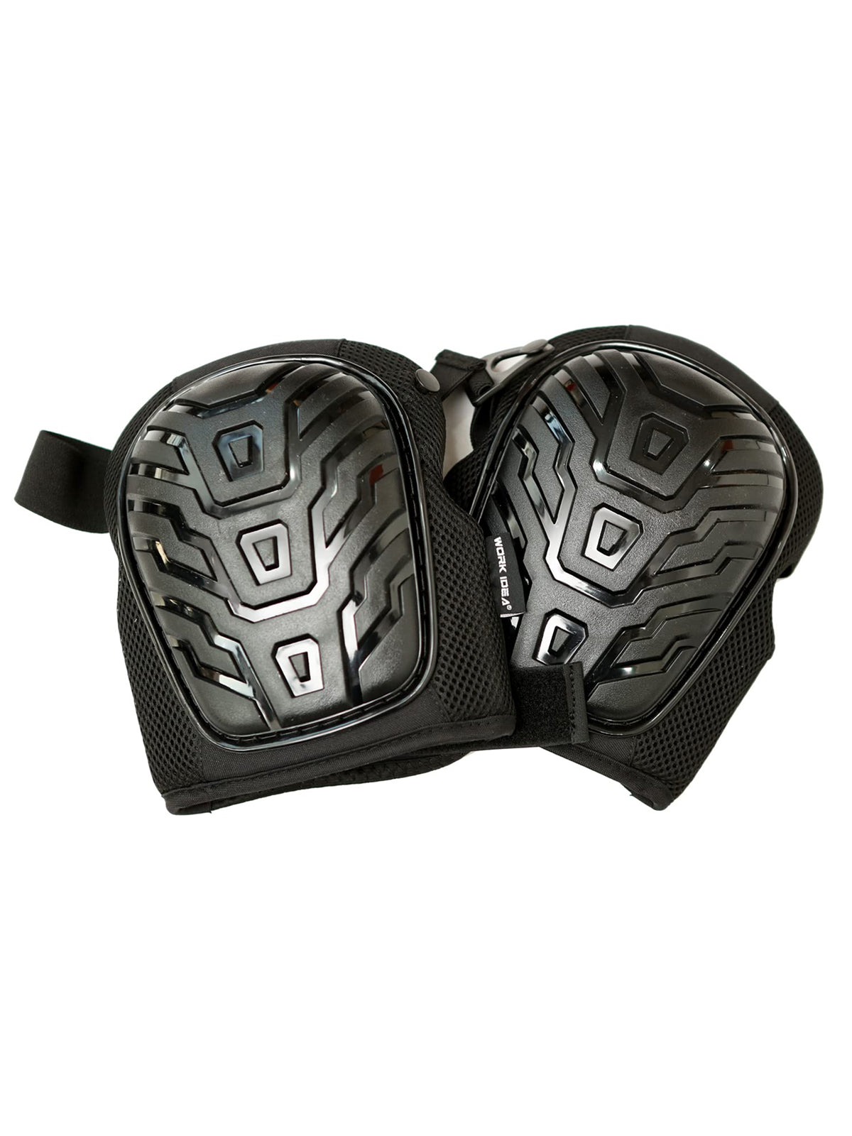 WORK IDEA - Professional gel knee pads for work, knee protection with premium foam, durable and highly elastic straps for quick closure