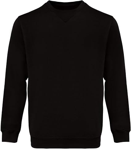 WORK IDEA Men's Crewneck Sweatshirt Work Wear Pullover Men's Basic Work Jumper