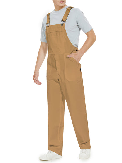 WORK IDEA Herren Latzhose Arbeitskleidung Modischer leichter Overall mit Taschen