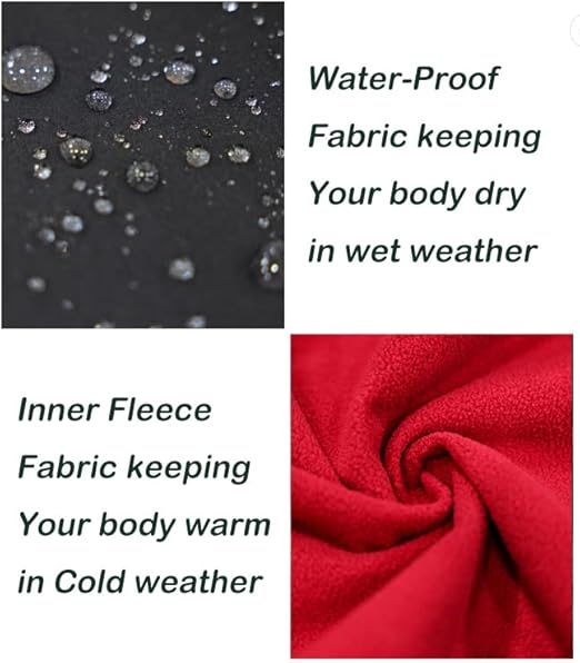 WORK IDEA Softshell Jacket Men's Waterproof Breathable with Removable Hoodie, Cycling Jacket, Rain Jacket, Work Jacket, Outdoor Hiking