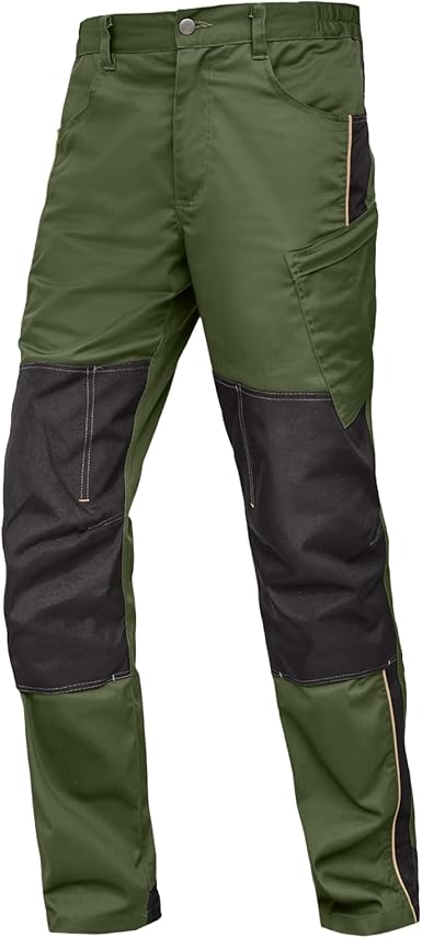 WORK IDEA Men's Stretch Work Trousers with Multiple Pockets and Tool Pockets