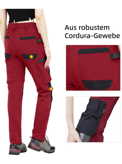 WORK IDEA Women's Slim-Fit Stretch Work Trousers: Cordura Fabric in Critical Areas, Heavy Duty, Elegant, Suitable for Highest Demands