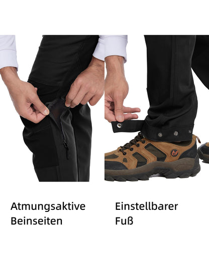 WORK IDEA Women's Hiking Trousers, Stretch Slim Fit, Water Resistant, Outdoor Hiking Trousers