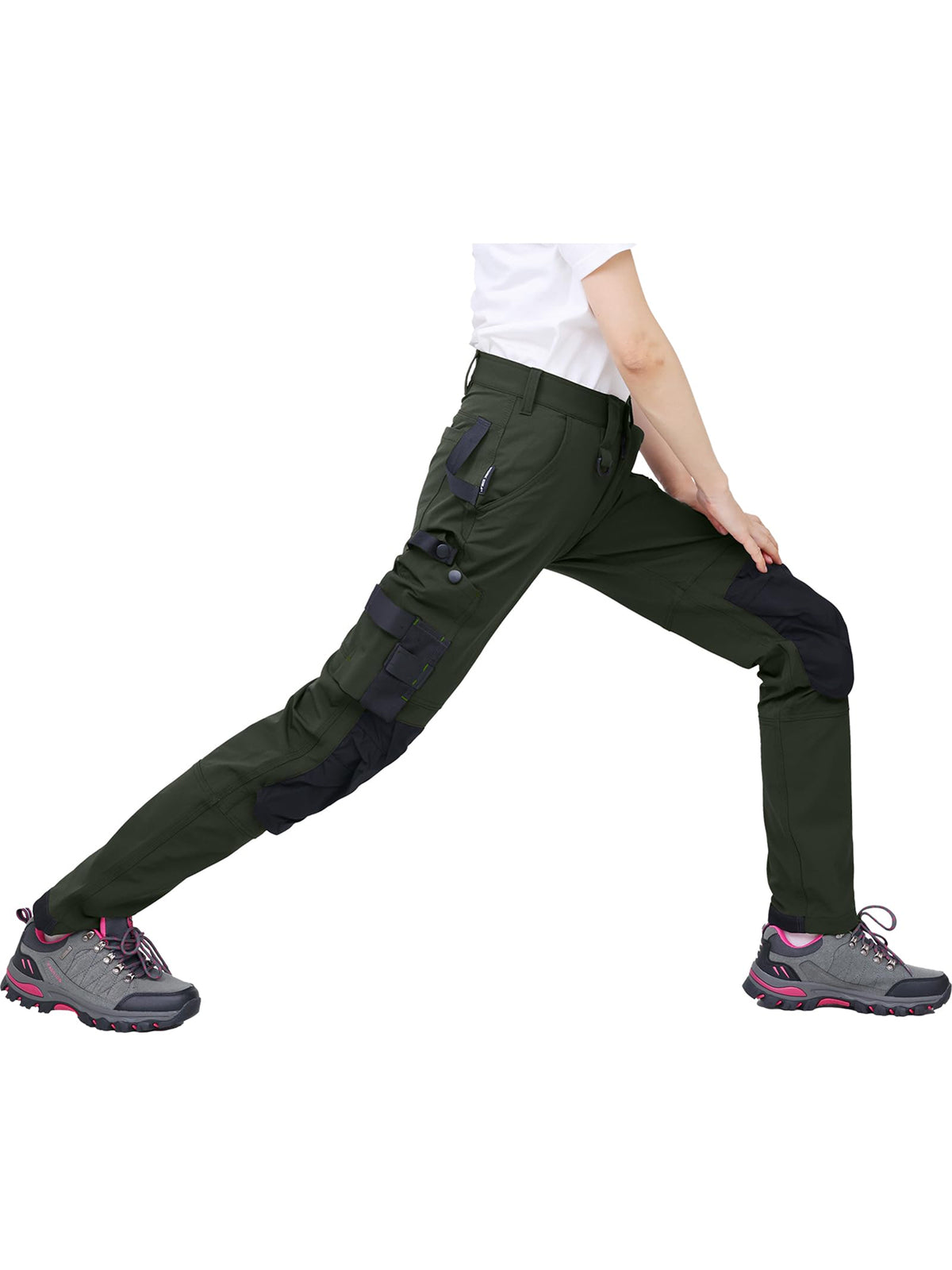 WORK IDEA Women's Slim-Fit Stretch Work Trousers: Cordura Fabric in Critical Areas, Heavy Duty, Elegant, Suitable for Highest Demands