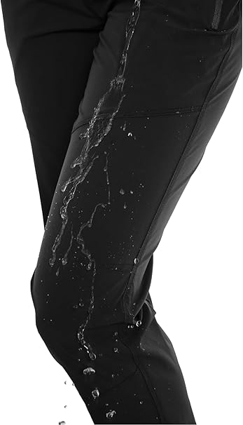 WORK IDEA Women's Summer Hiking Trousers, Ultra Thin & Quick-Drying, Lightweight Outdoor Trousers for Trekking and Yoga, Elastic, Breathable