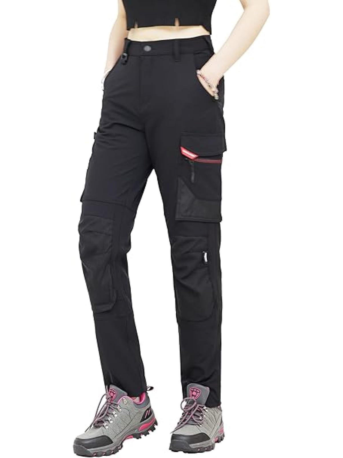 WORK IDEA Women's Slim-Fit Stretch Work Trousers: Cordura Fabric in Critical Areas, Heavy Duty, Elegant, Suitable for Highest Demands