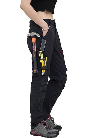 WORK IDEA Women's Slim-Fit Stretch Work Trousers: Cordura Fabric in Critical Areas, Heavy Duty, Elegant, Suitable for Highest Demands