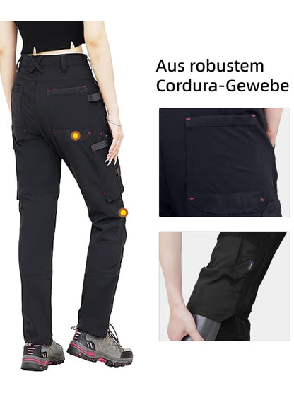 WORK IDEA Women's Slim-Fit Stretch Work Trousers: Cordura Fabric in Critical Areas, Heavy Duty, Elegant, Suitable for Highest Demands
