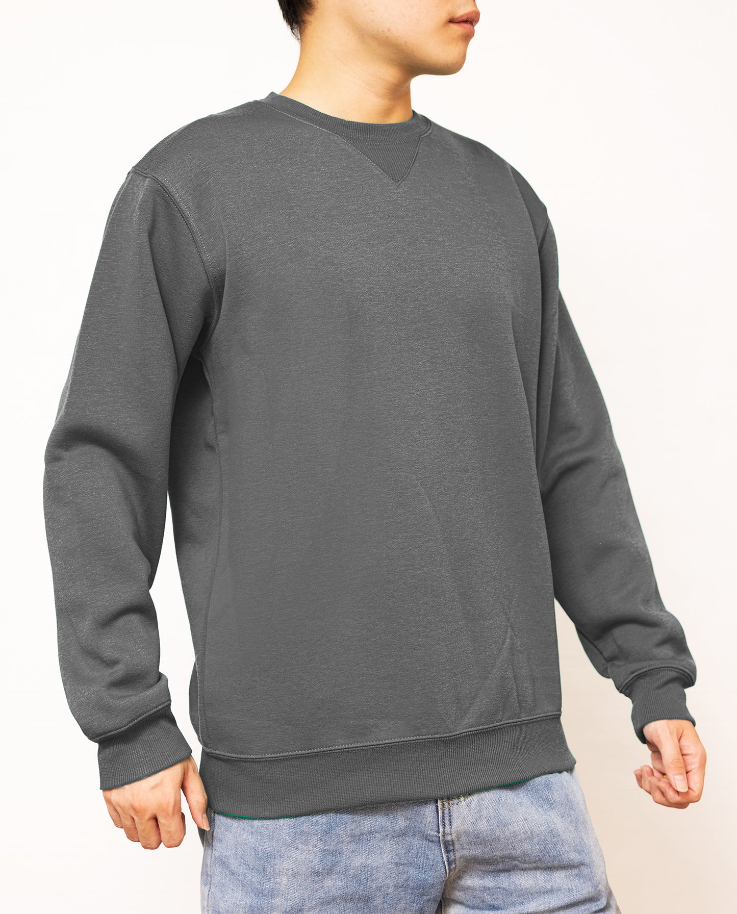 WORK IDEA Männer Crewneck Sweatshirt Arbeitskleidung Pullover Herren Basic Arbeitspullover