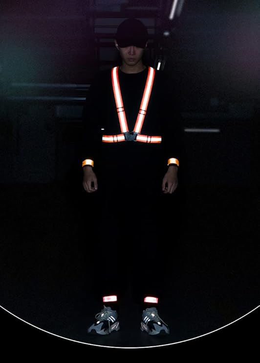 WORK IDEA Pack of 2 High Visibility Vest, Reflective Vest Certificate, Adjustable Vest for Cycling, Running, Hiking or Outdoor Use