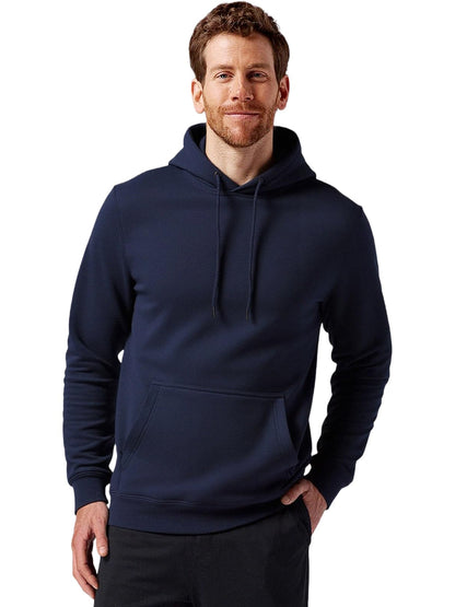 WORK IDEA Men's Cotton Winter Hoodie for Men, Soft Hoodie with Side Pockets, Casual Top for Sports and Leisure