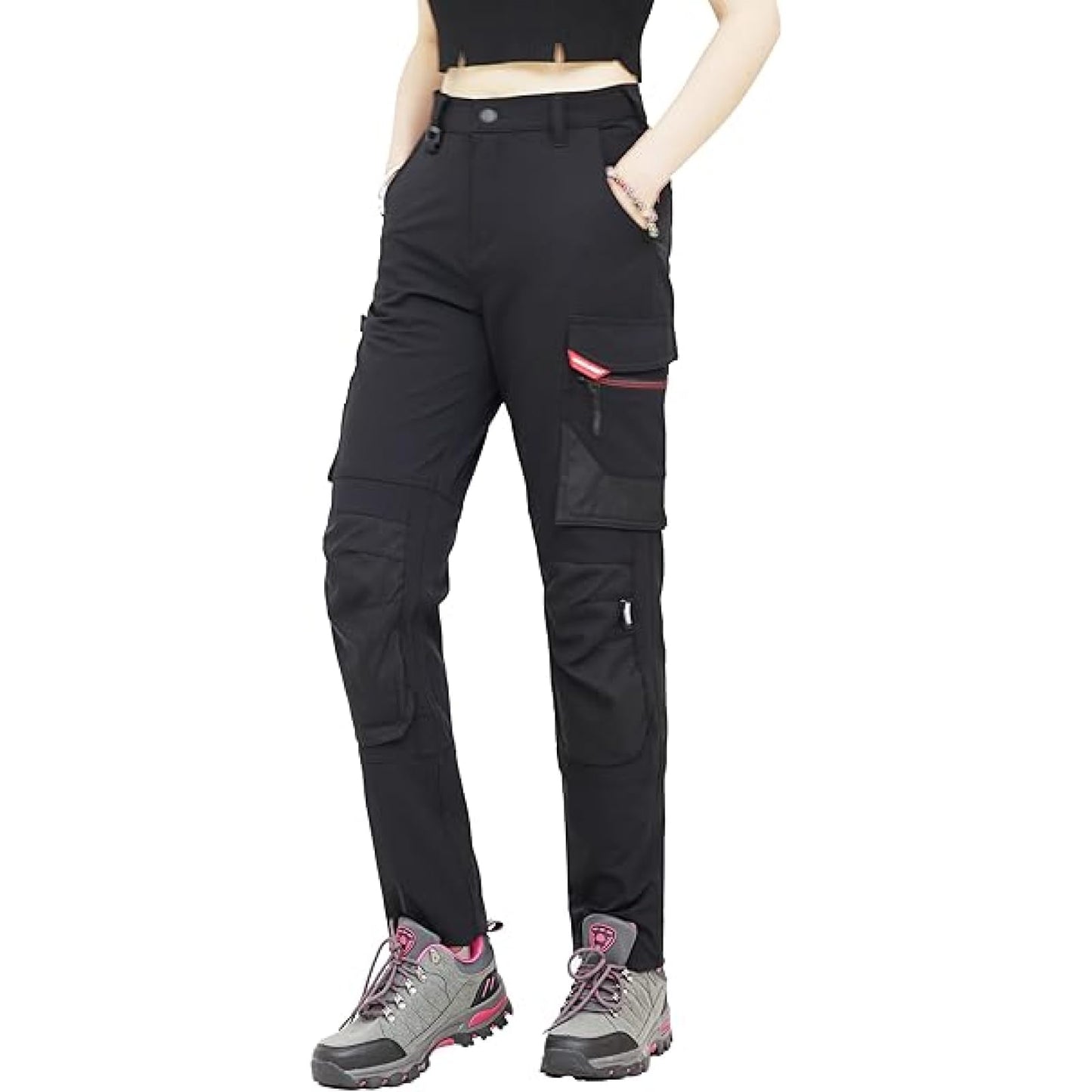 WORK IDEA Women's Slim-Fit Stretch Work Trousers: Cordura Fabric in Critical Areas, Heavy Duty, Elegant, Suitable for Highest Demands