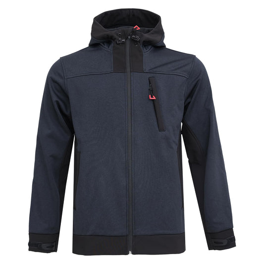 WORK IDEA Men's Fleece Jacket, Warm Soft Outdoor Jacket with Zip, Breathable, Lightweight, Cold Insulating