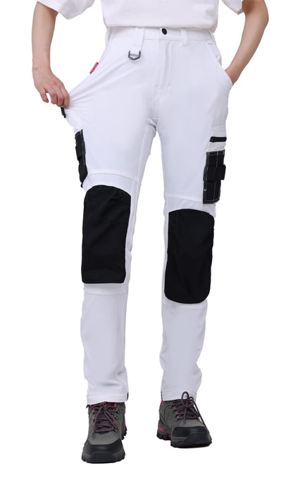WORK IDEA Women's Slim-Fit Stretch Work Trousers: Cordura Fabric in Critical Areas, Heavy Duty, Elegant, Suitable for Highest Demands
