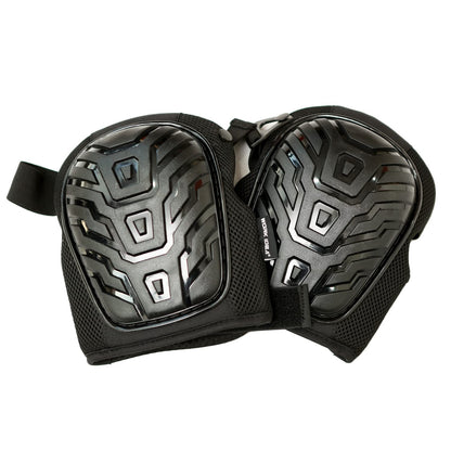 WORK IDEA - Professional gel knee pads for work, knee protection with premium foam, durable and highly elastic straps for quick closure