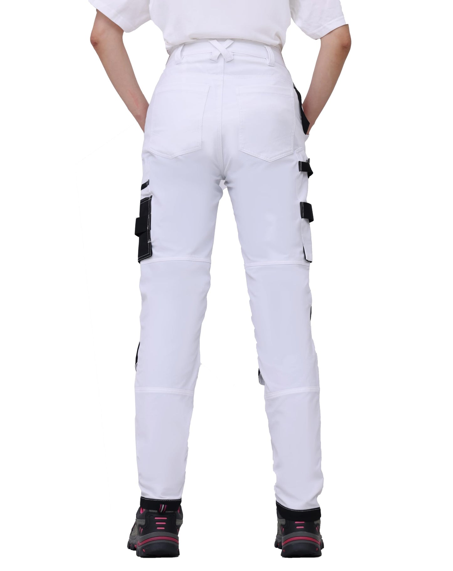 WORK IDEA Women's Slim-Fit Stretch Work Trousers: Cordura Fabric in Critical Areas, Heavy Duty, Elegant, Suitable for Highest Demands