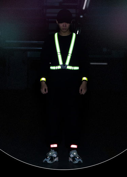 WORK IDEA Pack of 2 High Visibility Vest, Reflective Vest Certificate, Adjustable Vest for Cycling, Running, Hiking or Outdoor Use