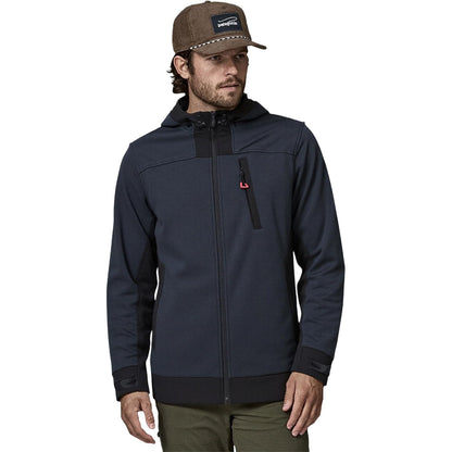 WORK IDEA Men's Fleece Jacket, Warm Soft Outdoor Jacket with Zip, Breathable, Lightweight, Cold Insulating