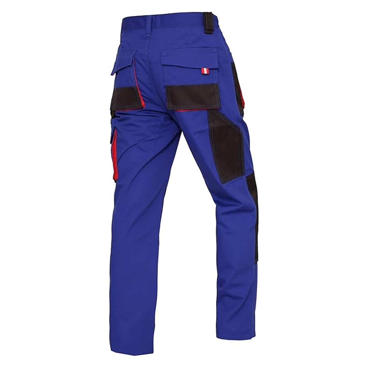 WORK IDEA Mens Work Trousers Oxford Knee Pockets Heavy Duty Canvas