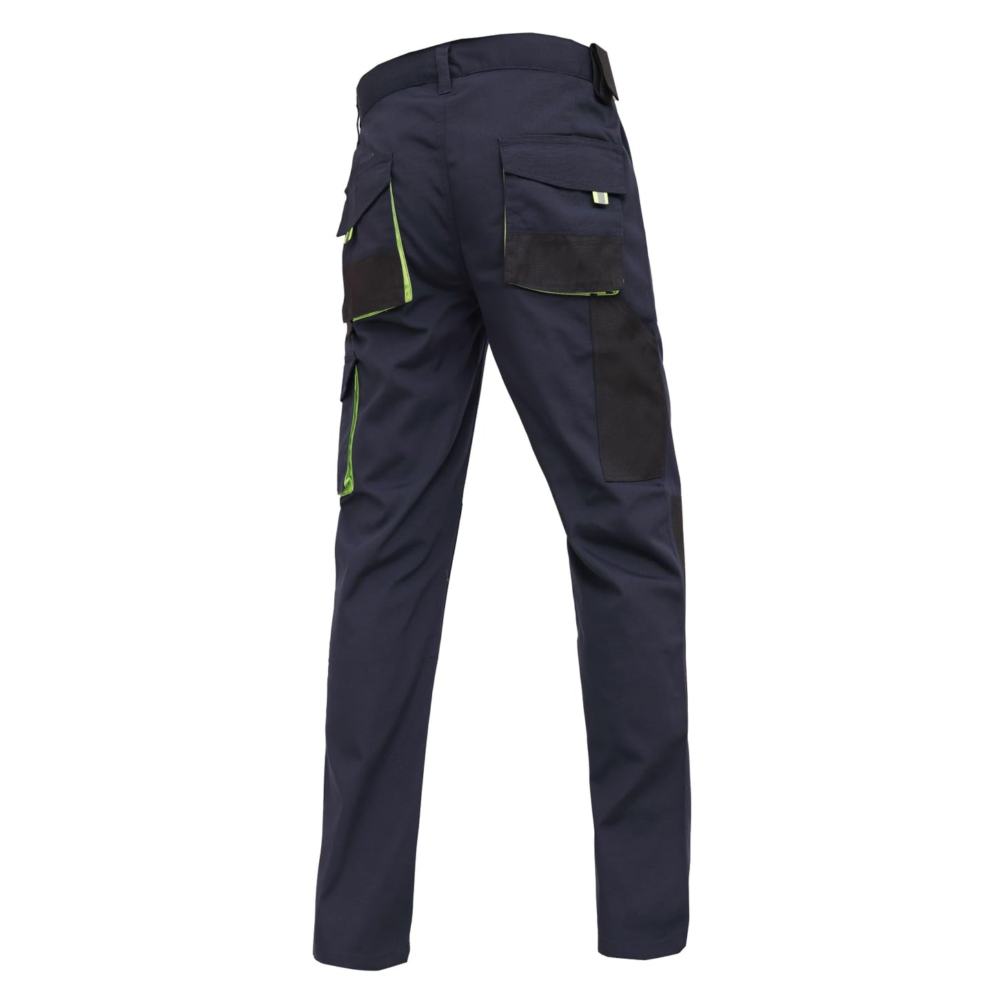 WORK IDEA Mens Work Trousers Oxford Knee Pockets Heavy Duty Canvas