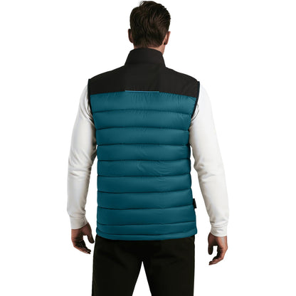 WORK IDEA Men's Outdoor Softshell Vest Water-Repellent Windproof Sleeveless Jacket - Breathable Lightweight Sports Vest with Pockets for Cycling, Running, Hiking, Golf and Work Contexts