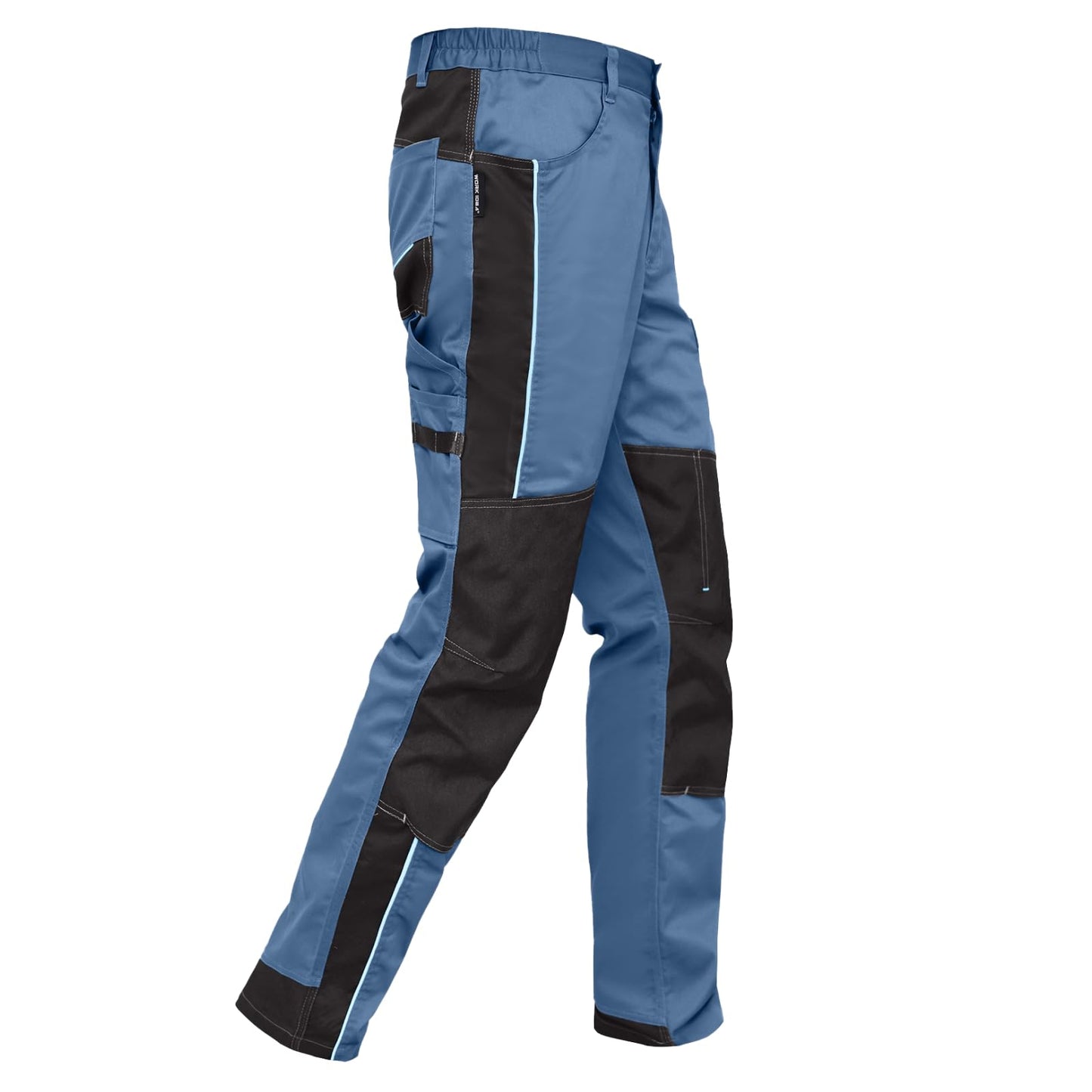 WORK IDEA Men's Stretch Work Trousers with Multiple Pockets and Tool Pockets