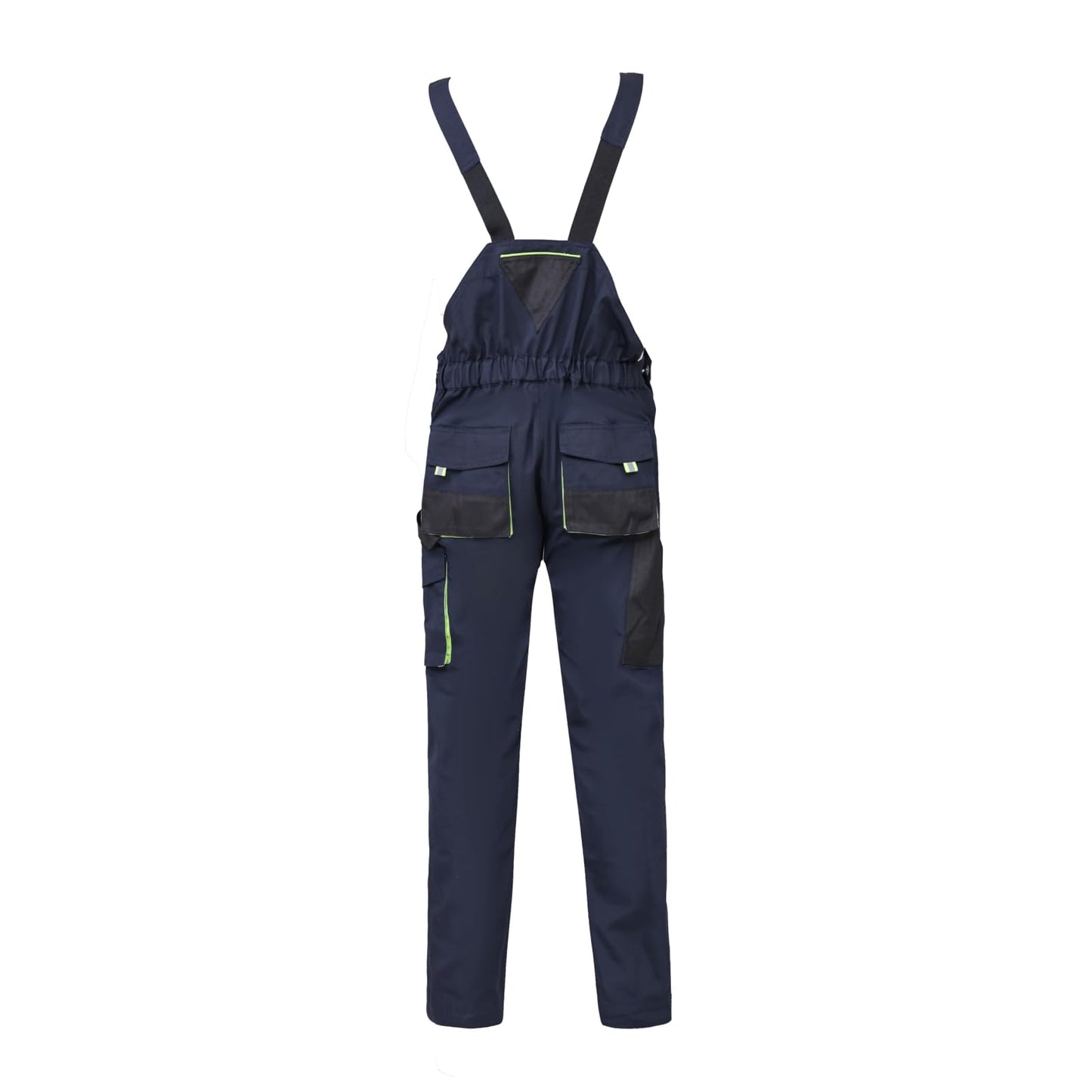 WORK IDEA Mens Work Dungarees Oxford Knee Pockets Durable Canvas