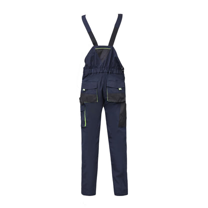 WORK IDEA Mens Work Dungarees Oxford Knee Pockets Durable Canvas